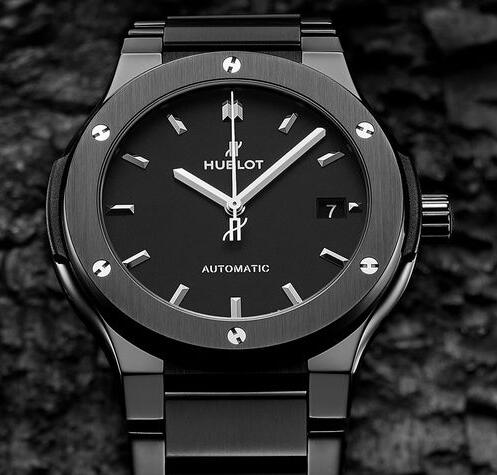 HUBLOT 548.CM.1170.CM Classic Fusion 42 mm Black Magic Bracelet watches reviews